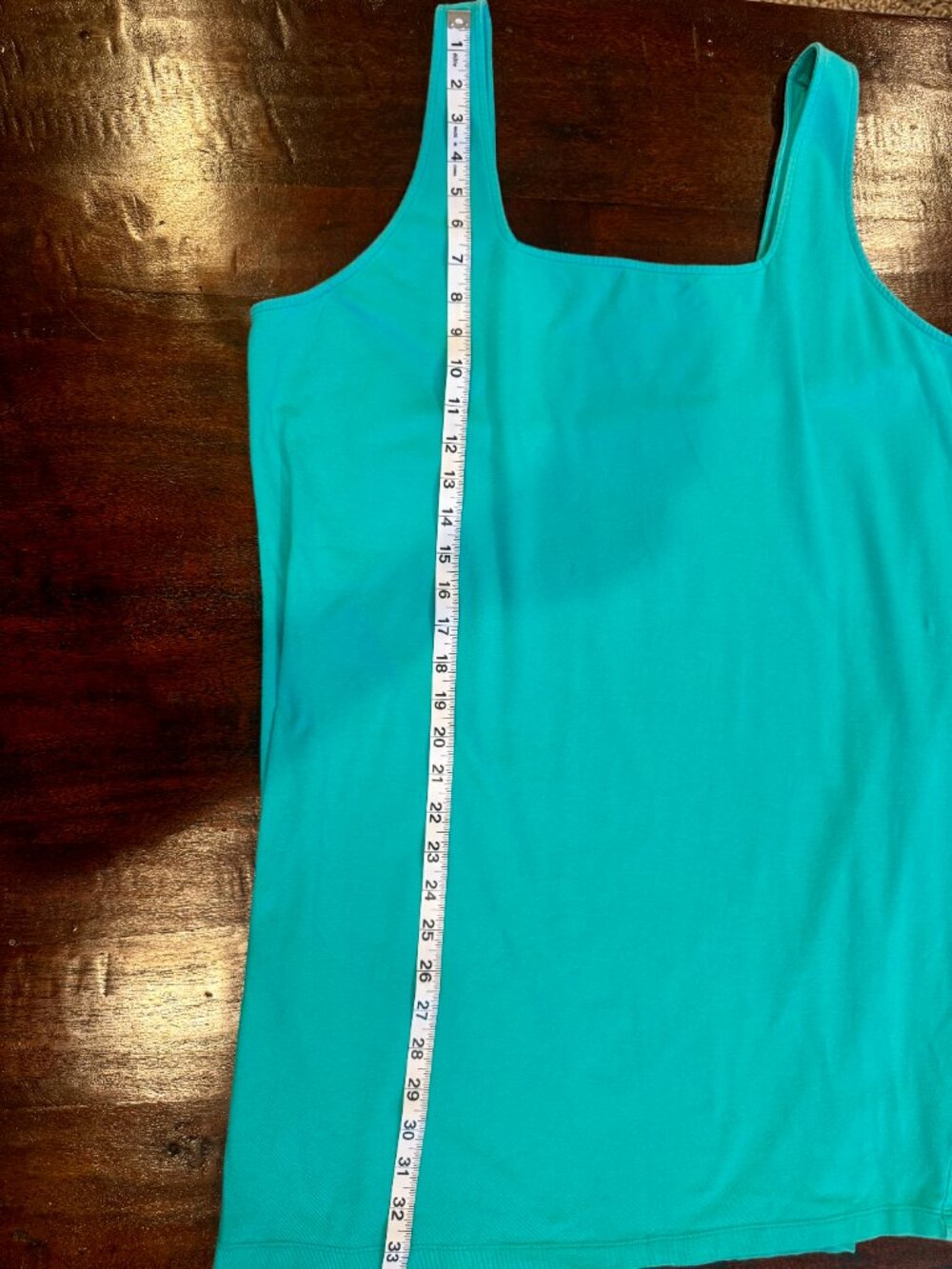 Wild Fable Teal Green Square Neck Tank Mini Dress Size 3X EUC - Picture 7 of 12